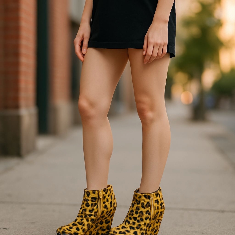 Dollhouse cheetah shoes new in box - Picture 4 of 5